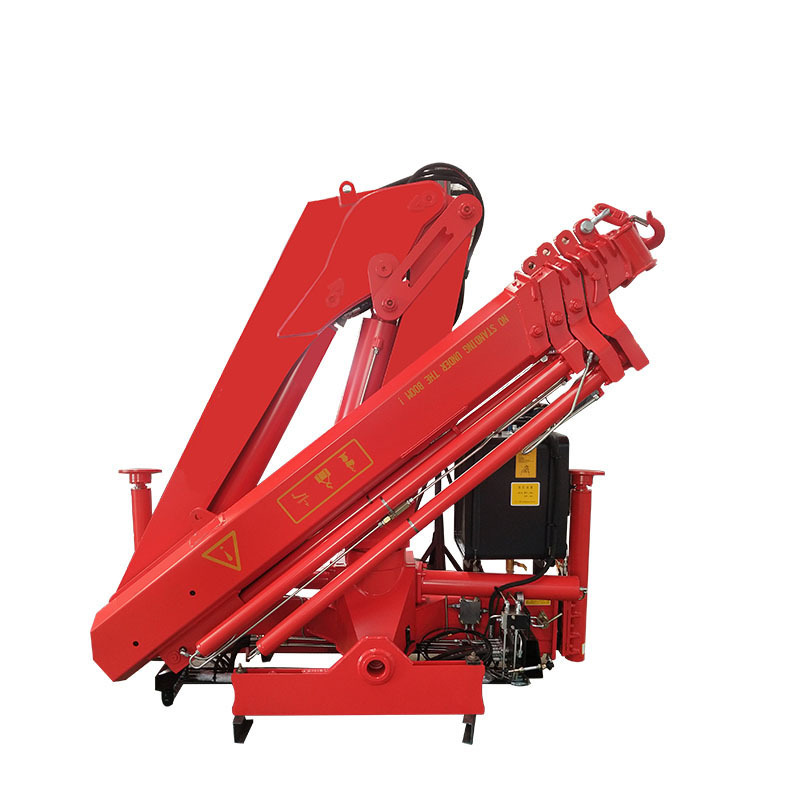 Folding arm crane